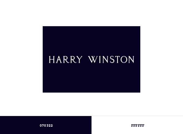 Harry Winston brand color palette