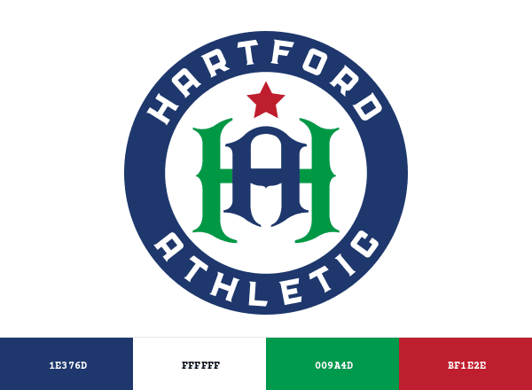 Hartford Athletic brand color palette