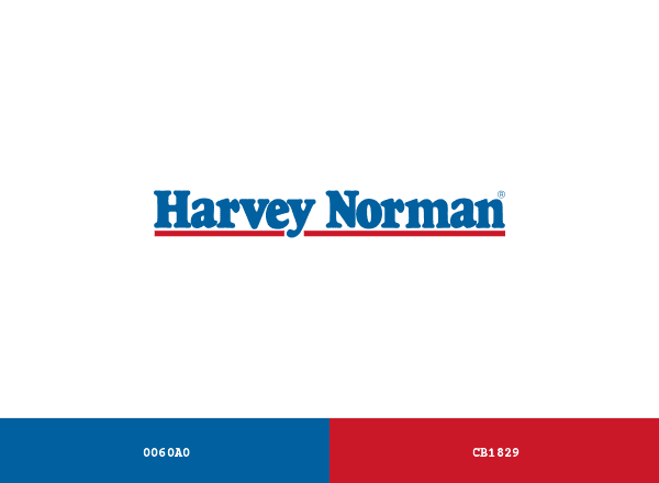 Harvey Norman brand color palette