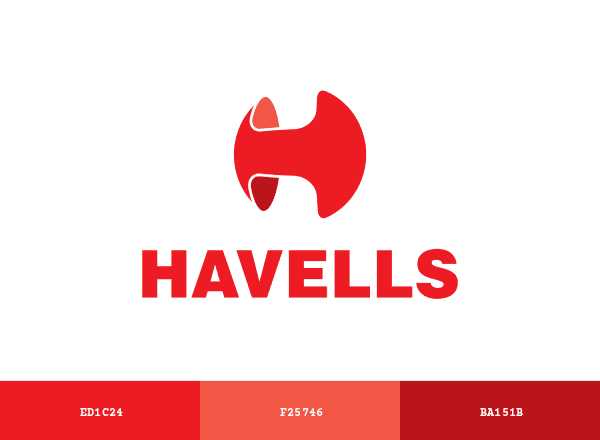 Havells brand color palette