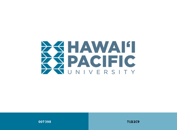 Hawaii Pacific University brand color palette