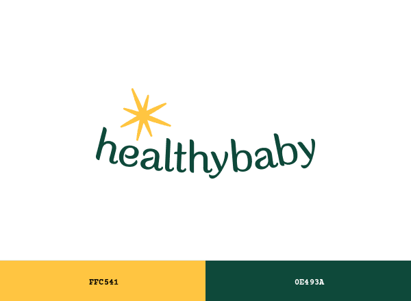 Healthybaby brand color palette
