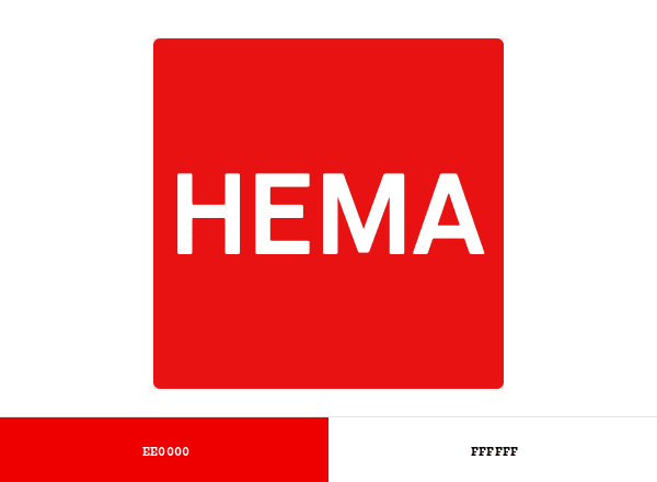 HEMA brand color palette