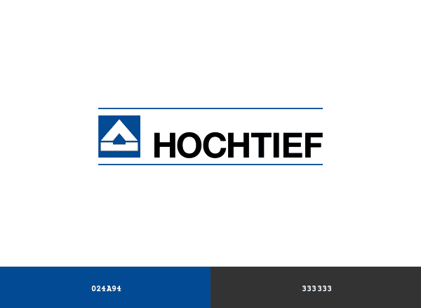 Hochtief brand color palette
