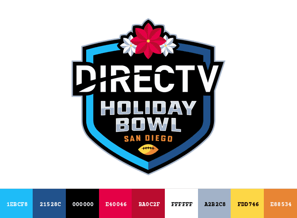 Holiday Bowl brand color palette