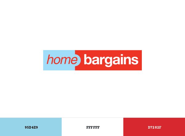 Home Bargains brand color palette