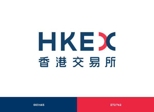 Hong Kong Stock Exchange brand color palette