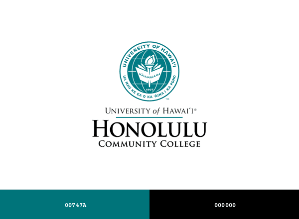 Honolulu Community College brand color palette
