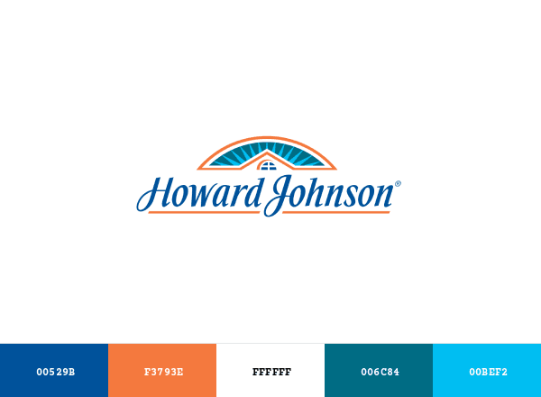 Howard Johnson’s brand color palette