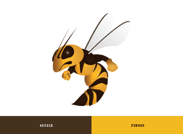 HSSU Hornets brand color palette