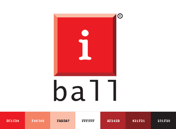 iBall brand color palette