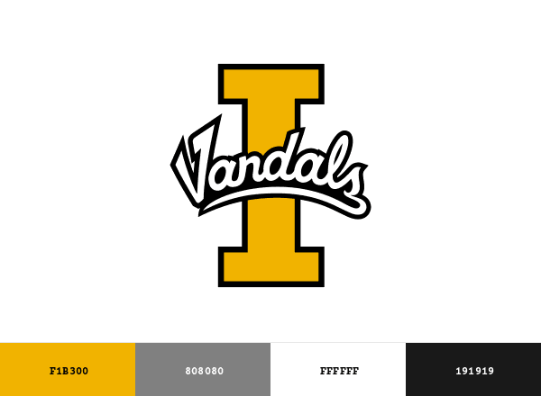 Idaho Vandals brand color palette