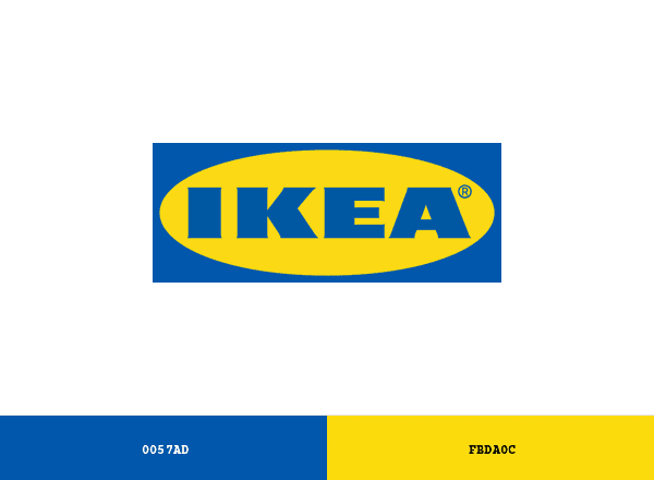 IKEA brand color palette