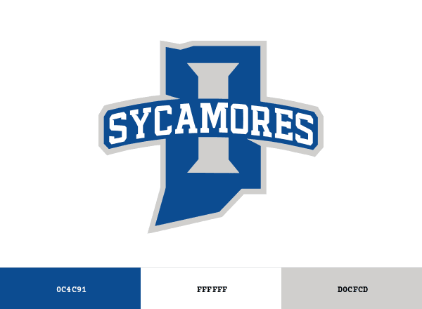 Indiana State Sycamores brand color palette