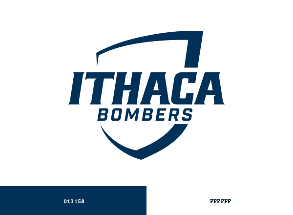 Ithaca Bombers brand color palette