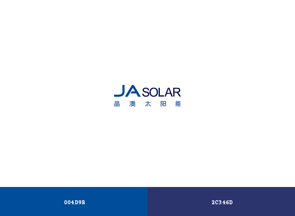 JA Solar Holdings brand color palette