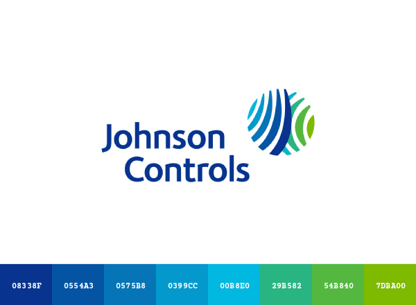 Johnson Controls International brand color palette