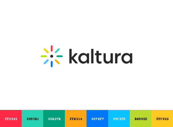 Kaltura brand color palette