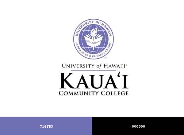 Kaua‘i Community College brand color palette