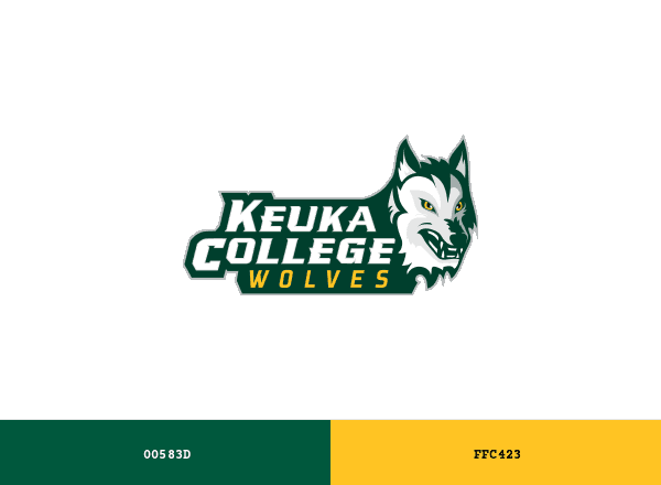 Keuka College Wolves brand color palette