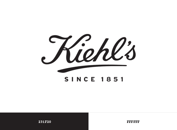 Kiehl’s brand color palette