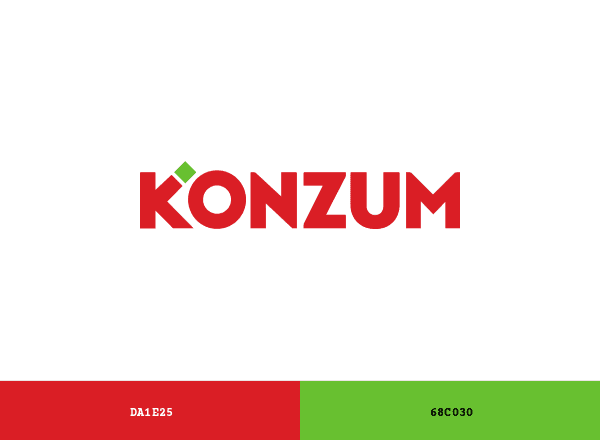 Konzum brand color palette