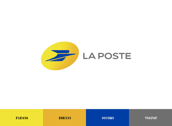 La Poste brand color palette