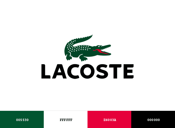 Lacoste brand color palette