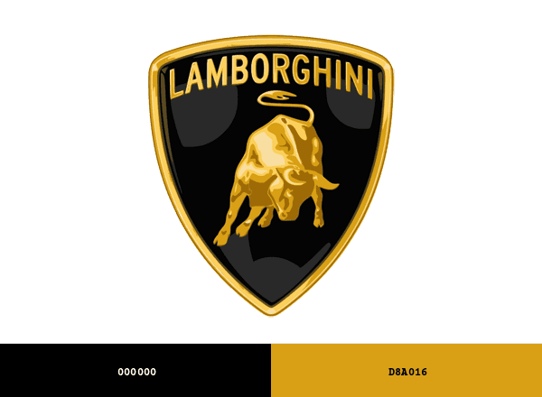 Lamborghini brand color palette