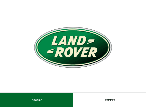 Land Rover brand color palette