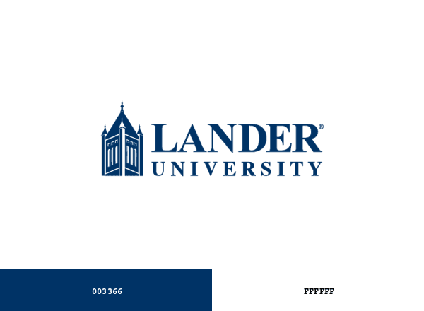 Lander University brand color palette
