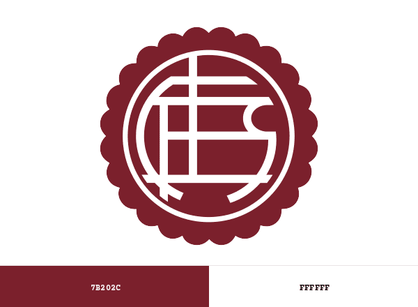 Lanús brand color palette