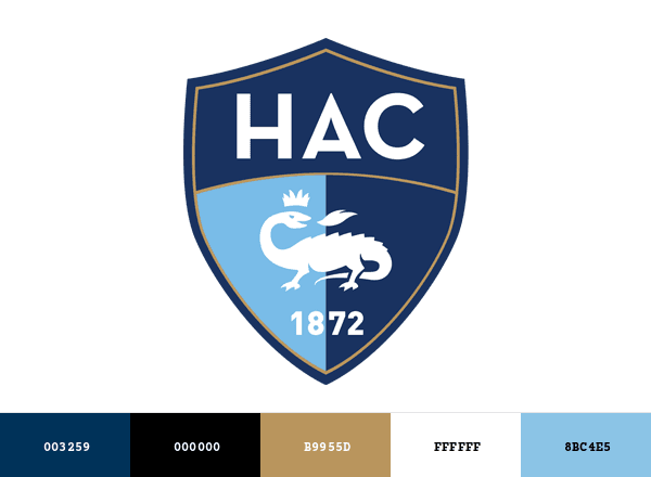 Le Havre AC brand color palette