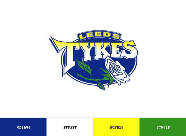 Leeds Tykes brand color palette