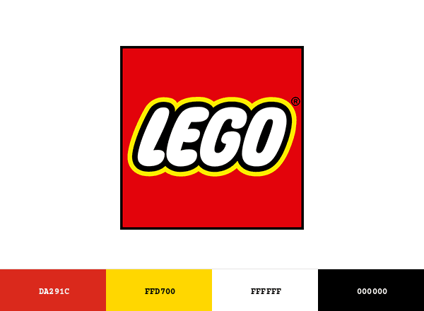 Lego brand color palette