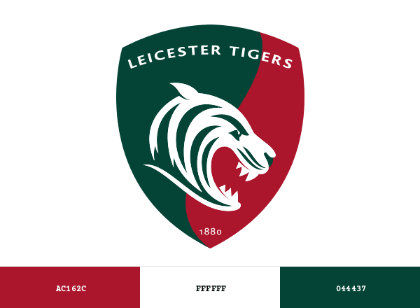 Leicester Tigers brand color palette
