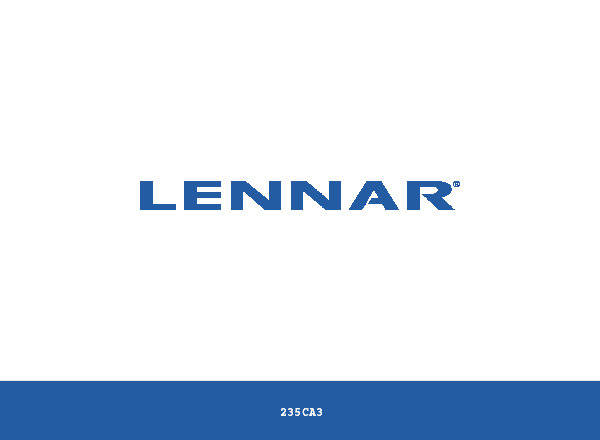 Lennar brand color palette