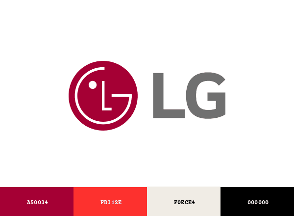 LG Electronics brand color palette