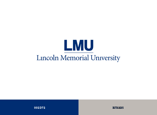 Lincoln Memorial University brand color palette