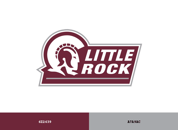 Little Rock Trojans brand color palette