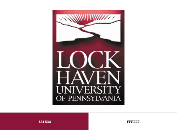 Lock Haven University of Pennsylvania brand color palette