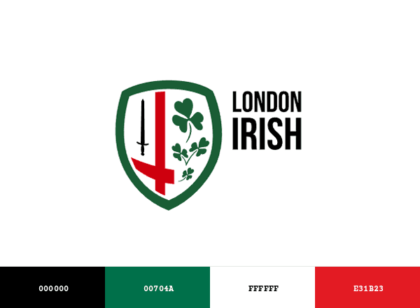 London Irish brand color palette