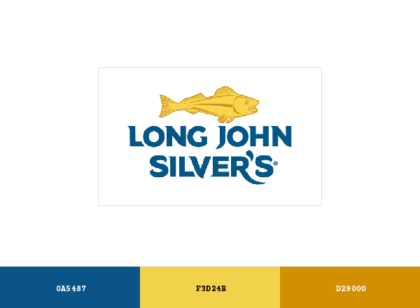 Long John Silver’s brand color palette