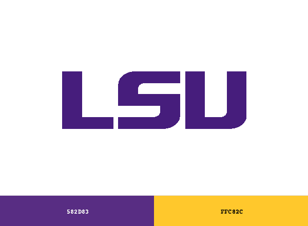 Louisiana State University (LSU) brand color palette