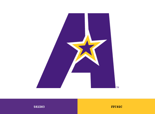 LSU-Alexandria Generals brand color palette