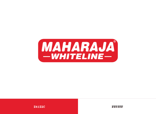 Maharaja Whiteline brand color palette