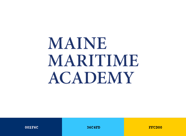 Maine Maritime Academy brand color palette