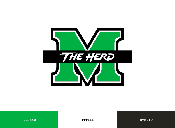 Marshall Thundering Herd brand color palette