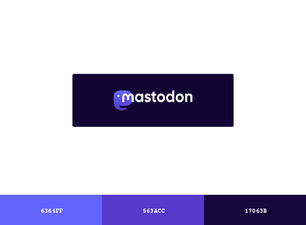 Mastodon (social network) brand color palette