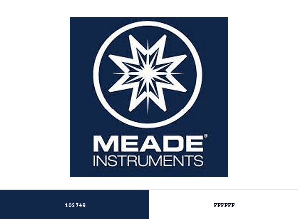 Meade Instruments brand color palette